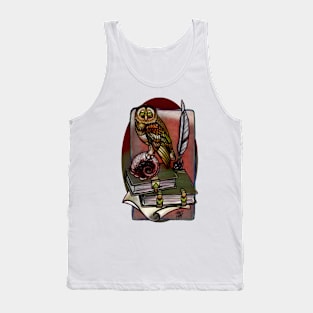 a more subdued owl. Tank Top